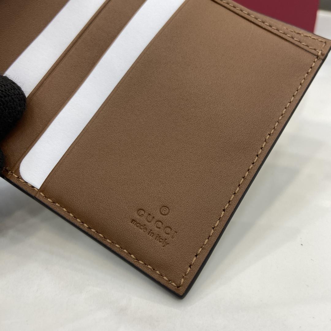 Gucci GG Emblem Bi-fold Wallet  - DesignerGu