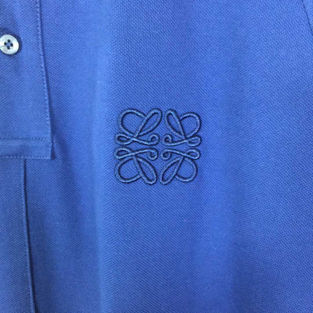 Loewe Logo Cotton Polo Shirt - DesignerGu