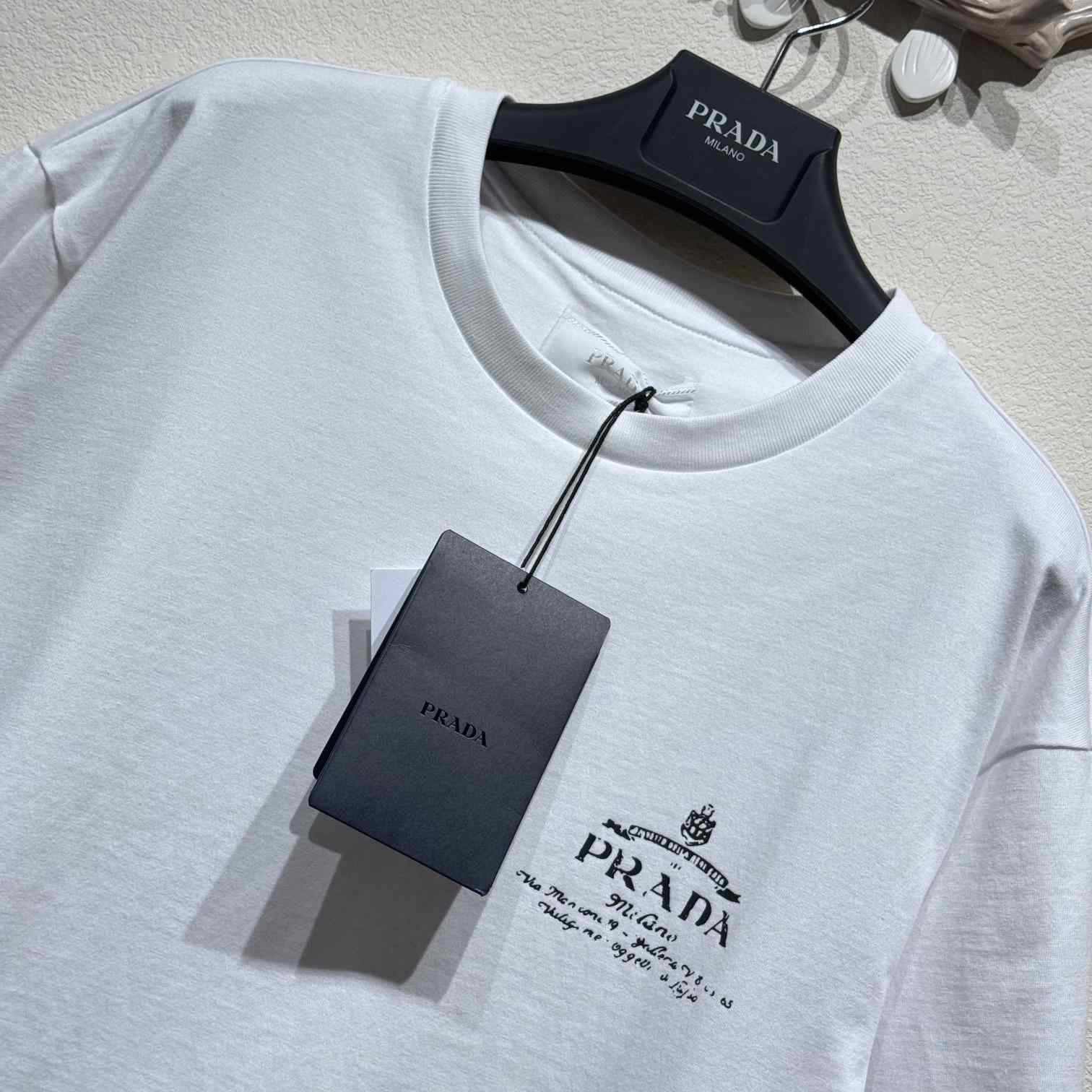 Prada Cotton T-Shirt - DesignerGu