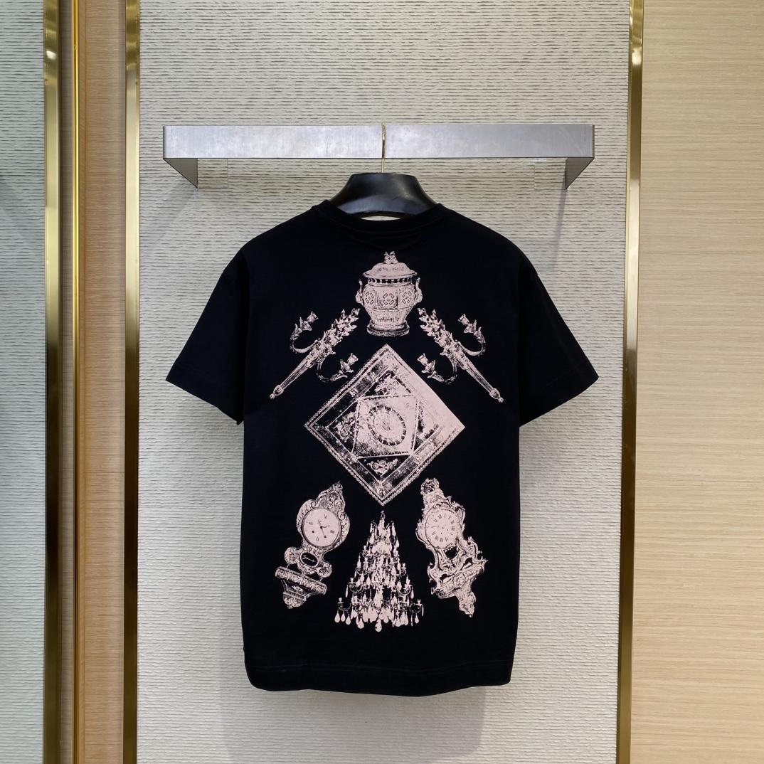 Givenchy T-shirt In Cotton With Hubert Objects Print - DesignerGu