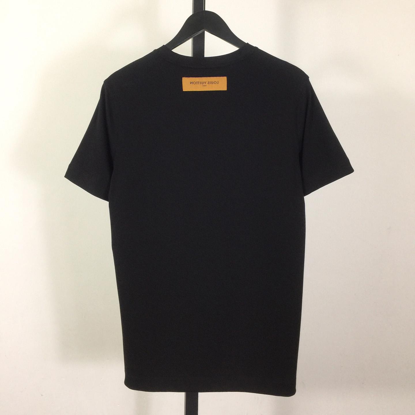 Louis Vuitton Cotton T-Shirt With Crystal - DesignerGu