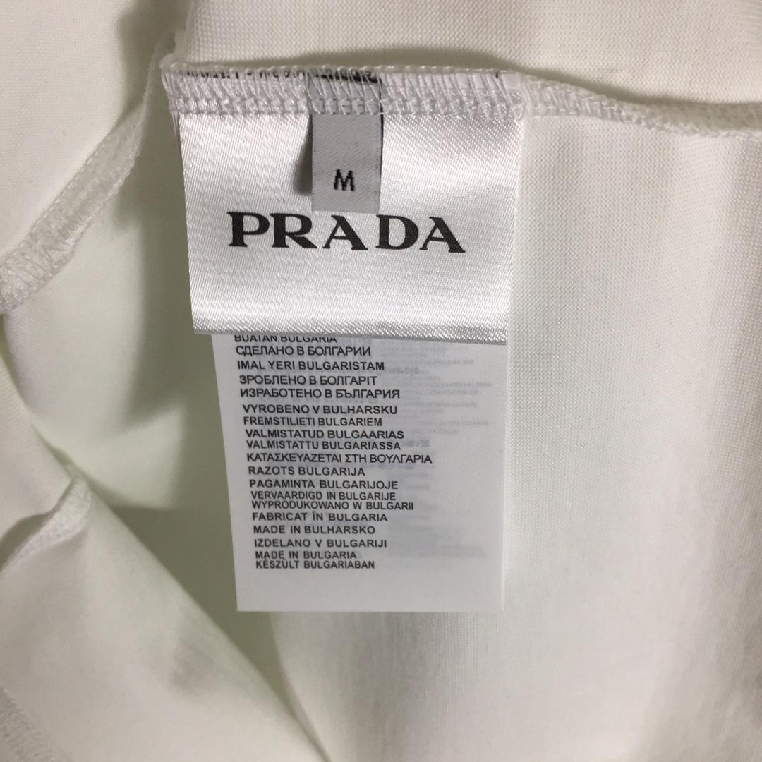 Prada Cotton T-Shirt - DesignerGu