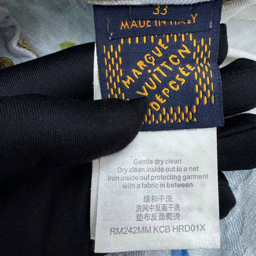 Louis Vuitton x Tyler The Creator Monogram Dnim Pants - DesignerGu