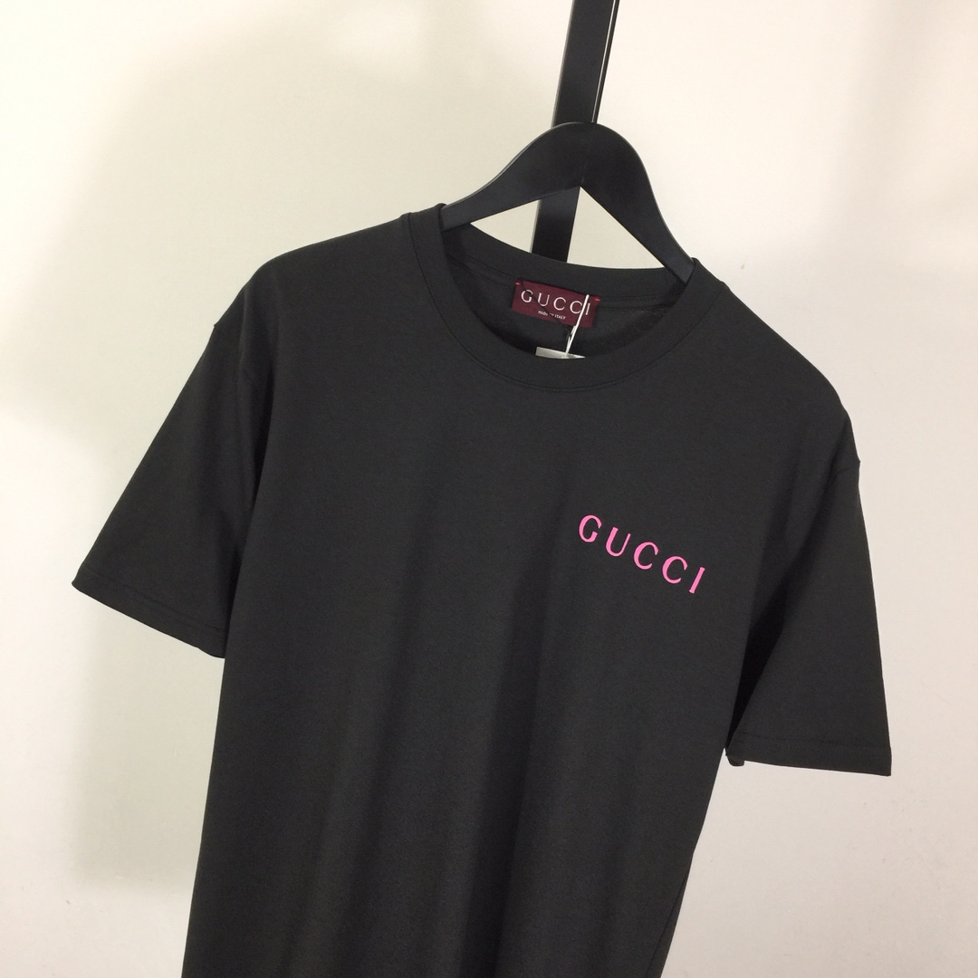 Gucci Printed Cotton Jersey T-shirt - DesignerGu