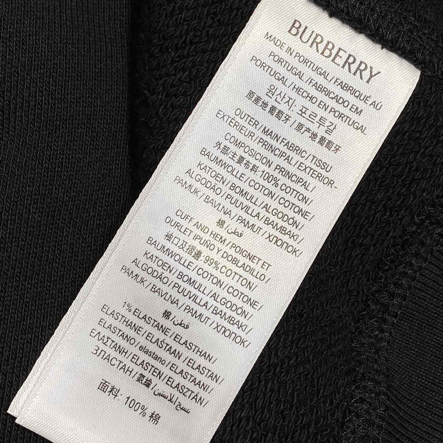 Burberry Check Label Cotton Zip Hoodie - DesignerGu