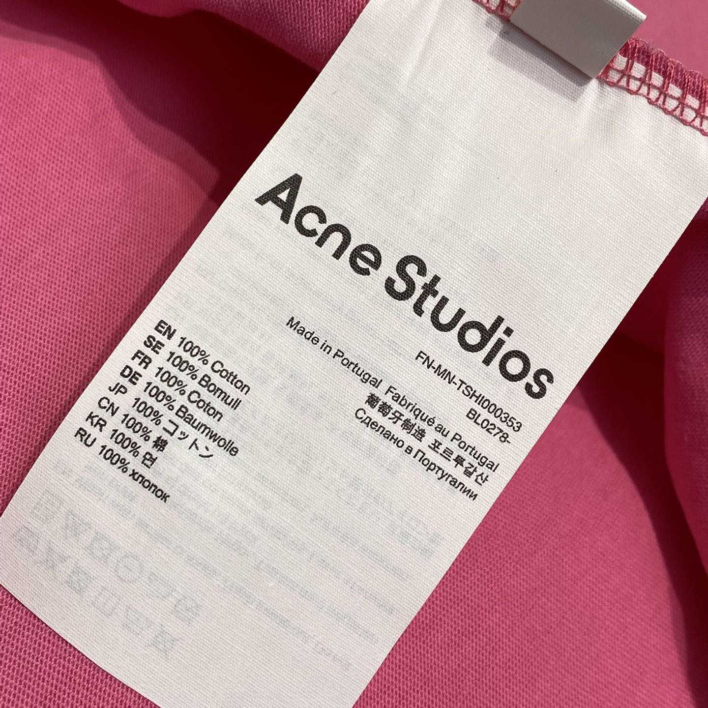 Acne Studios Logo T-shirt - Relaxed Fit - DesignerGu