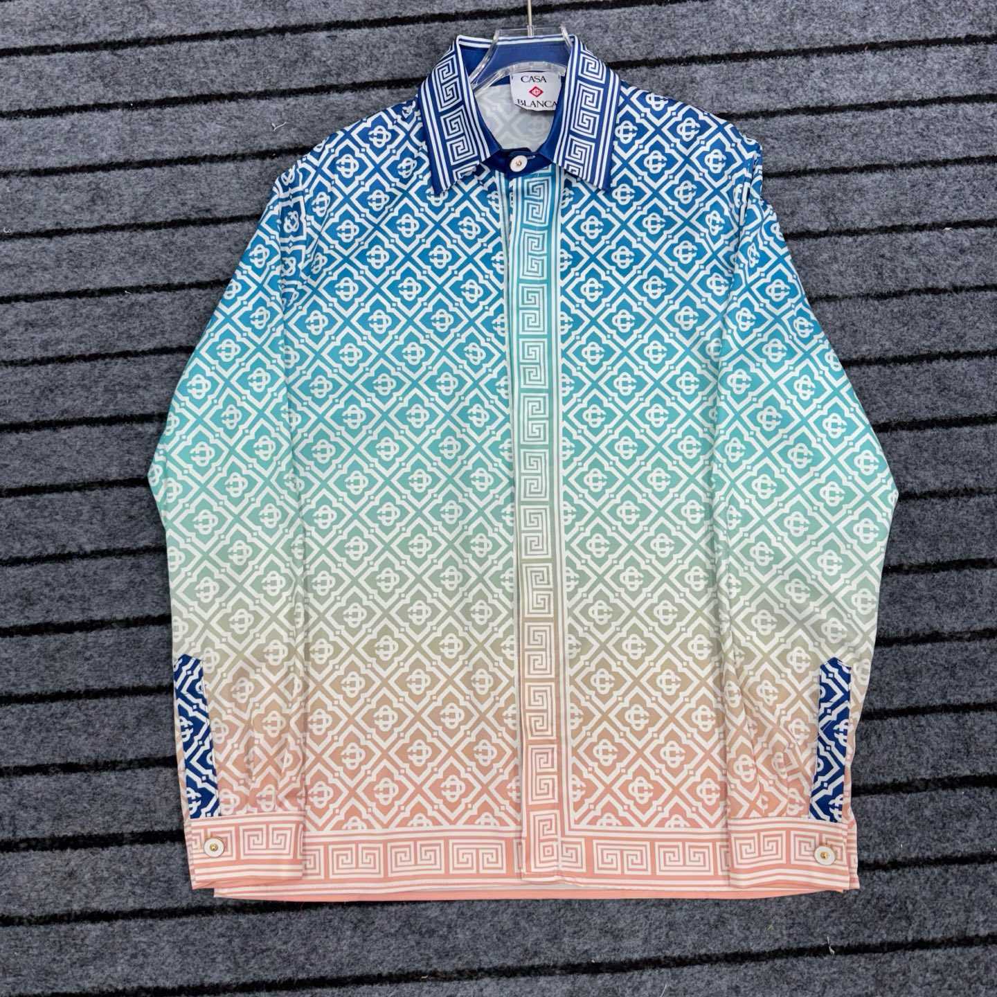 Casablanca 'Blu Gradient' Shirt - DesignerGu