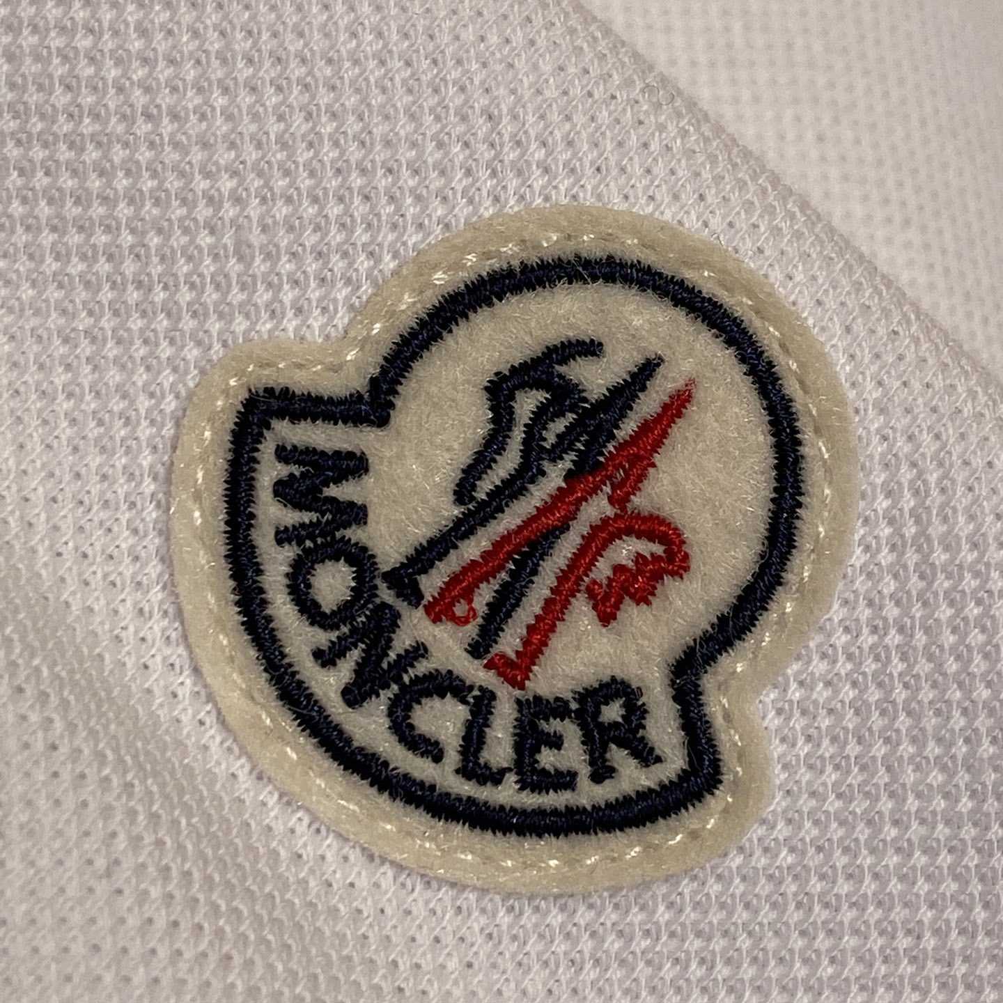 Moncler Logo Cotton Polo Shirt - DesignerGu