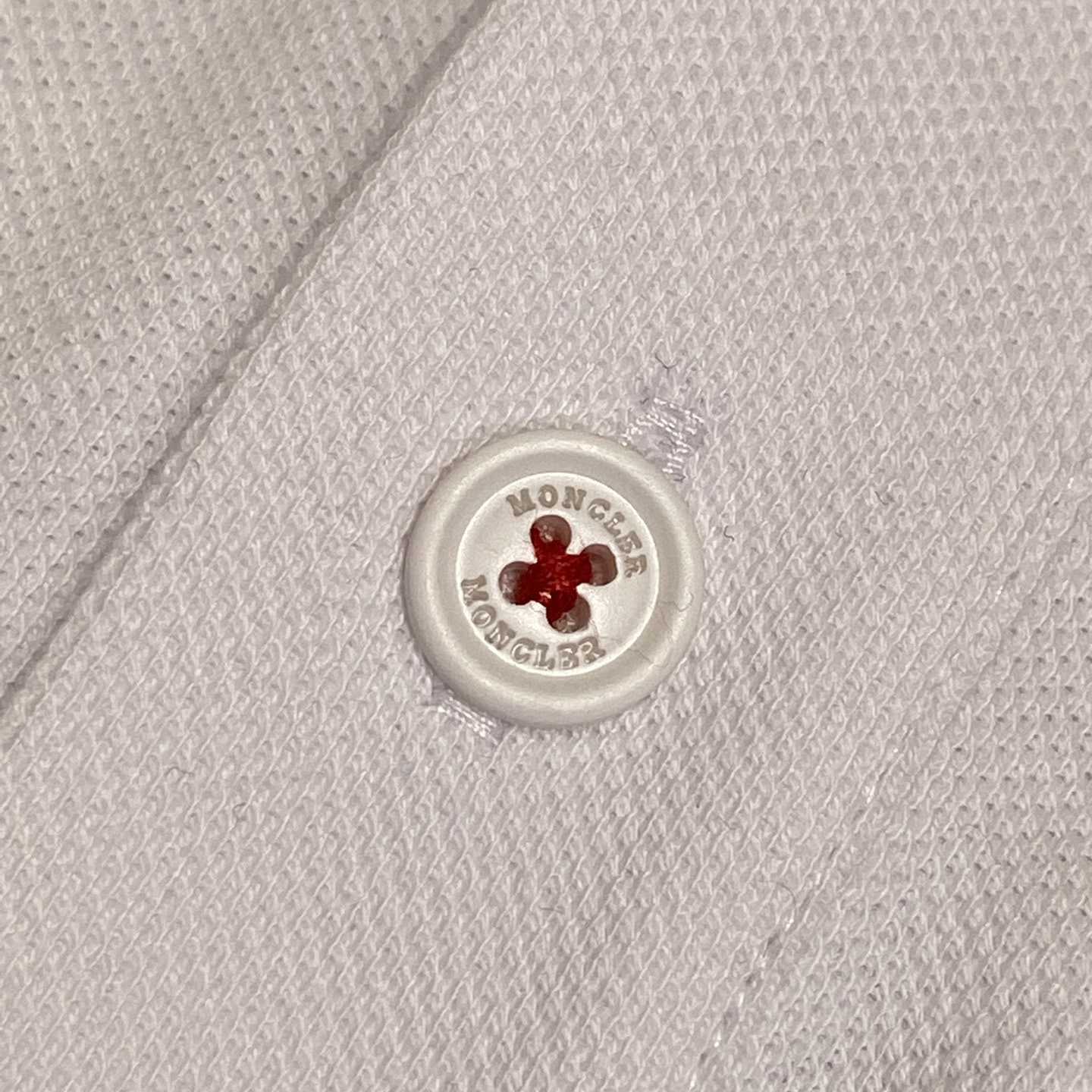 Moncler Logo Cotton Polo Shirt - DesignerGu