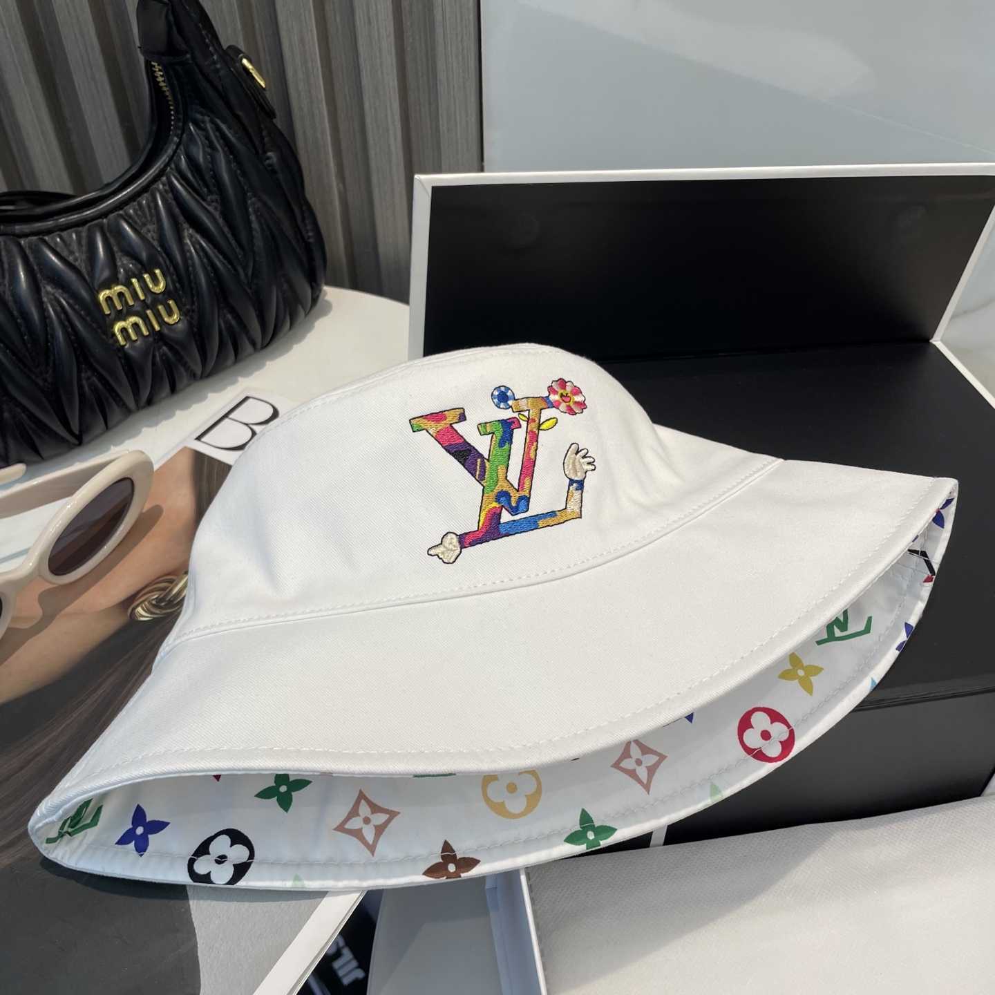 Louis Vuitton LV x TM Reversible Superflat Bucket Hat    - DesignerGu