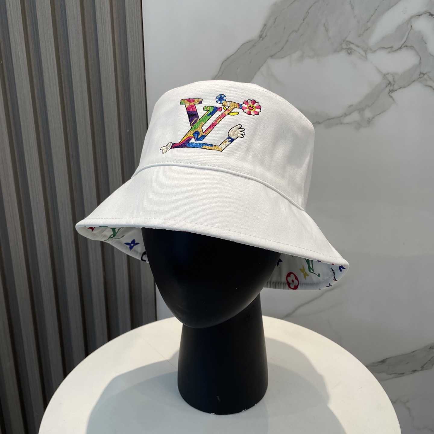 Louis Vuitton LV x TM Reversible Superflat Bucket Hat    - DesignerGu