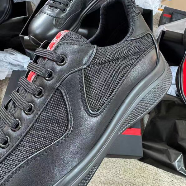 Prada America's Cup Soft Rubber And Bike Fabric Sneakers - DesignerGu