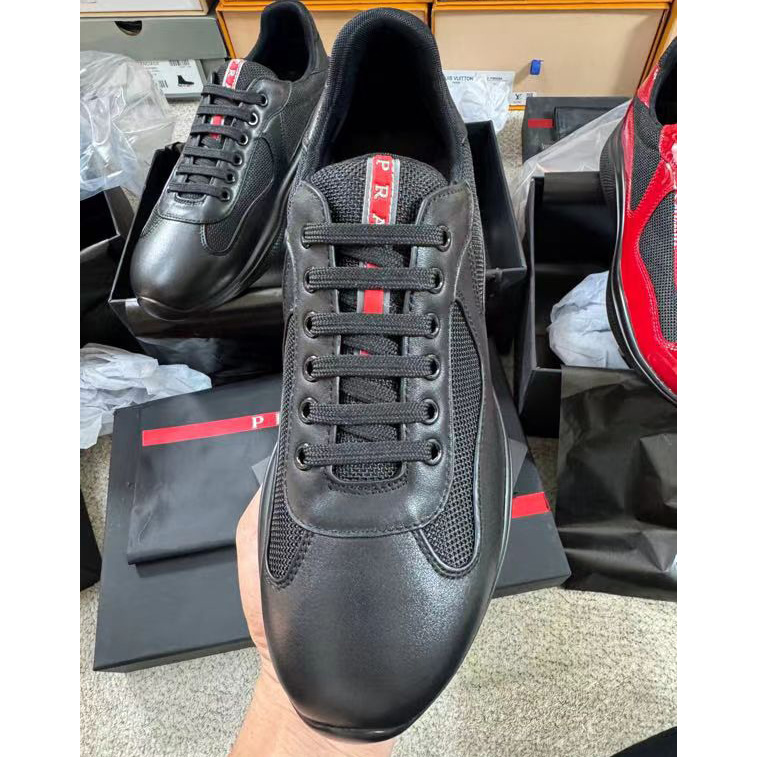 Prada America's Cup Soft Rubber And Bike Fabric Sneakers - DesignerGu