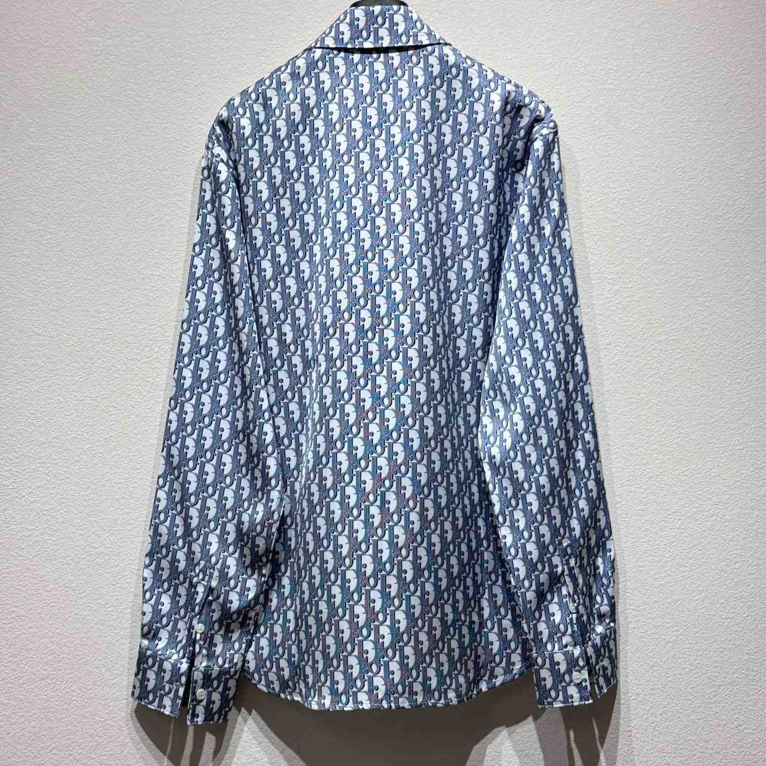 Dior Oblique Long-Sleeved Shirt  - DesignerGu