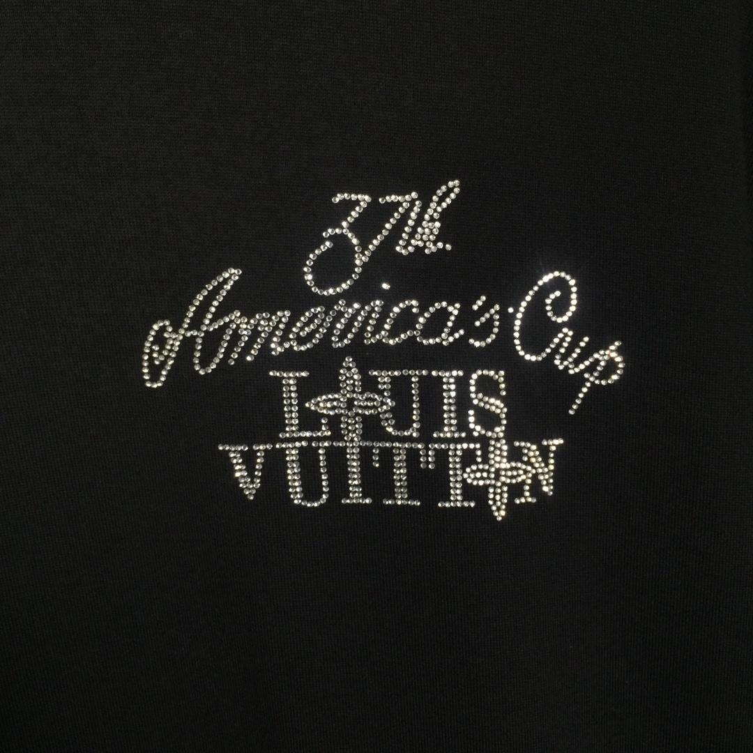 Louis Vuitton Embellished Short-Sleeved Cotton Crewneck - DesignerGu