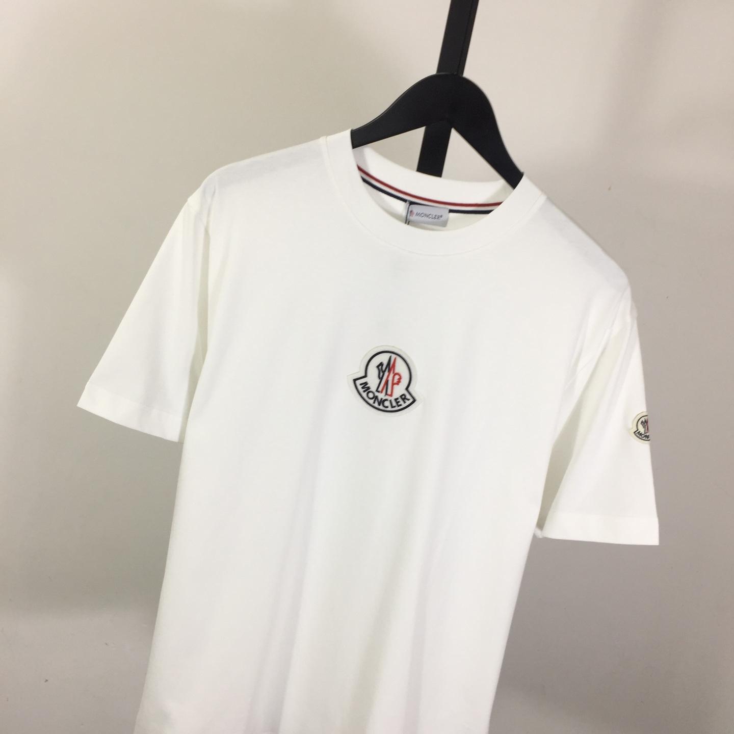 Moncler Logo Cotton T-shirt - DesignerGu