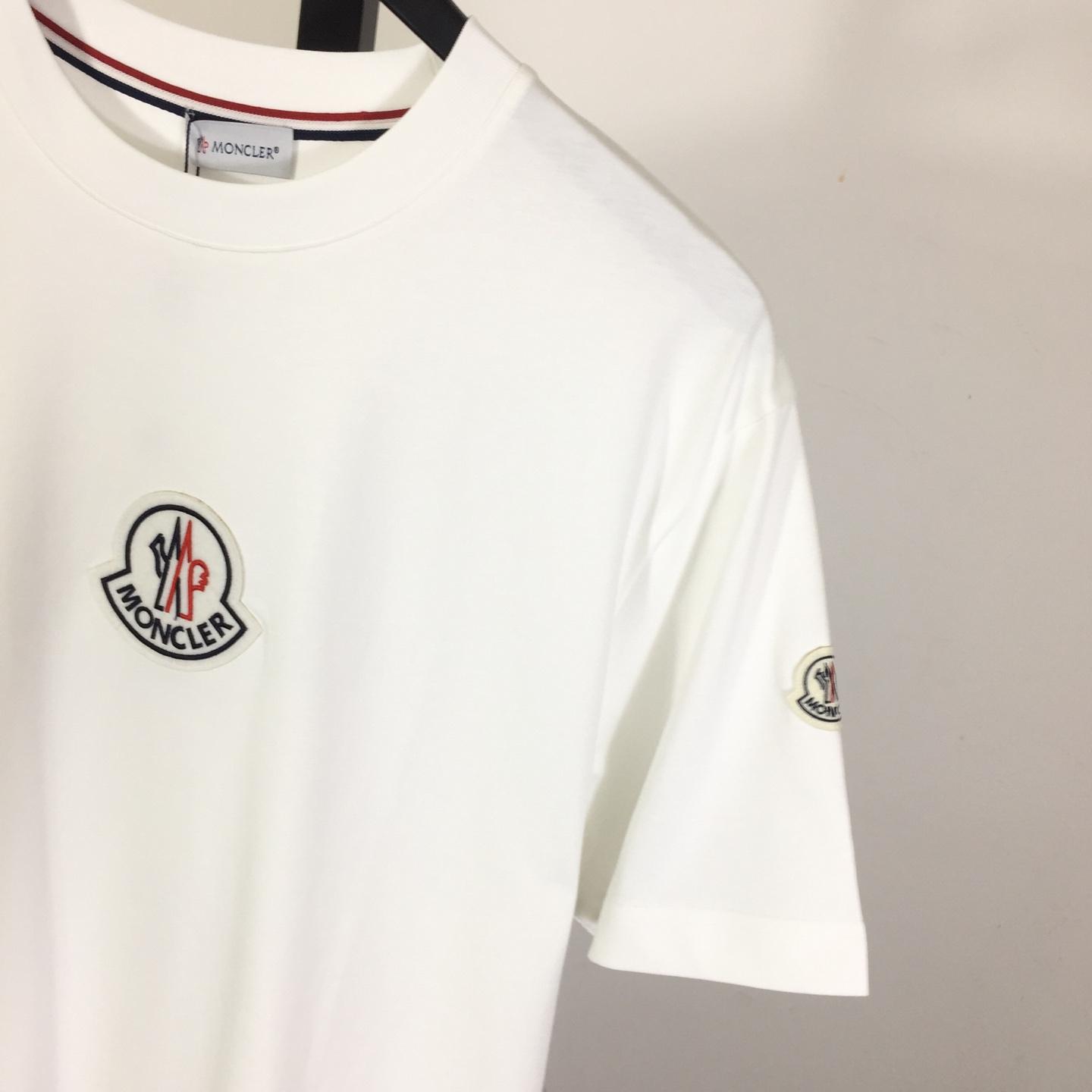 Moncler Logo Cotton T-shirt - DesignerGu