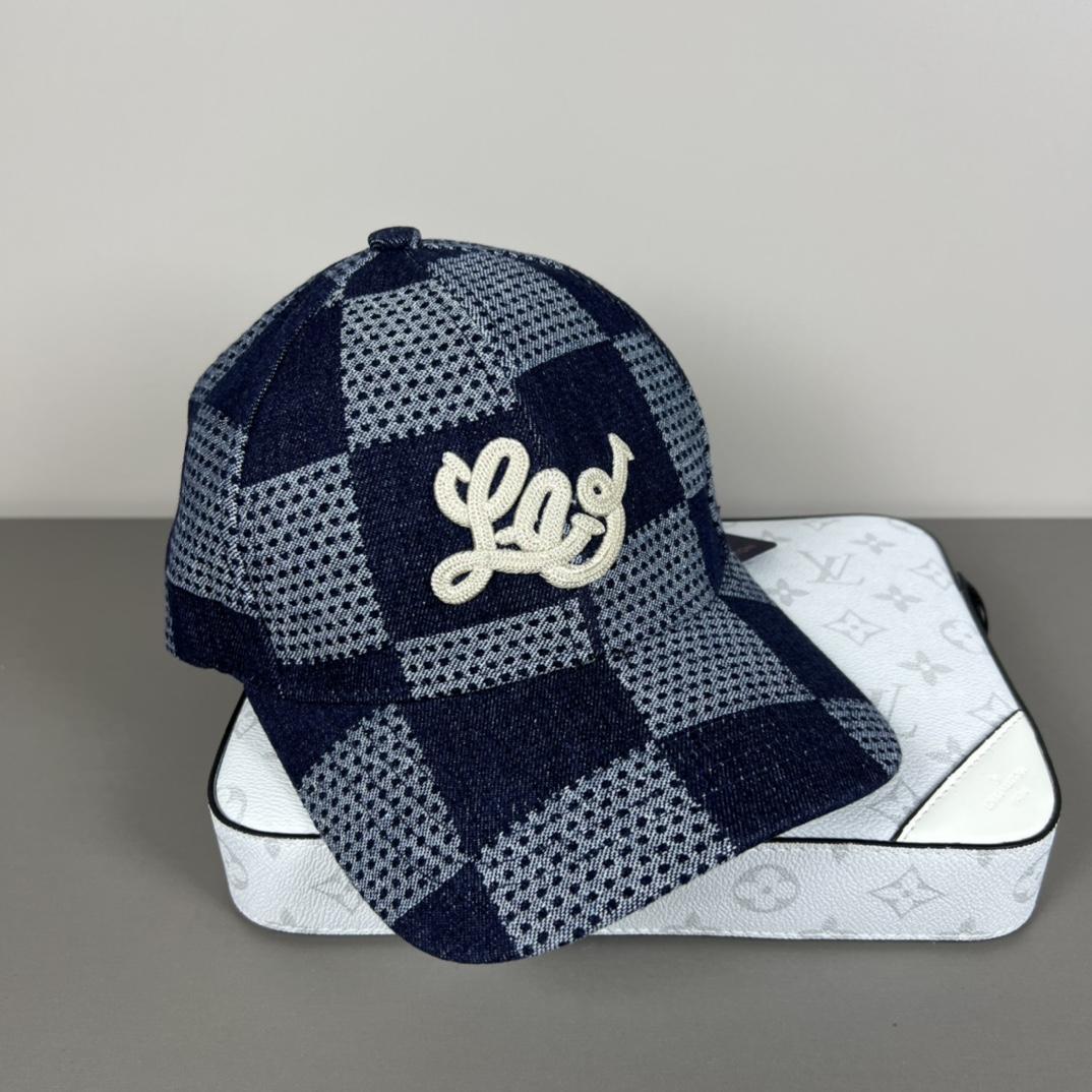 Louis Vuitton Damier 3D Denim Cap - DesignerGu