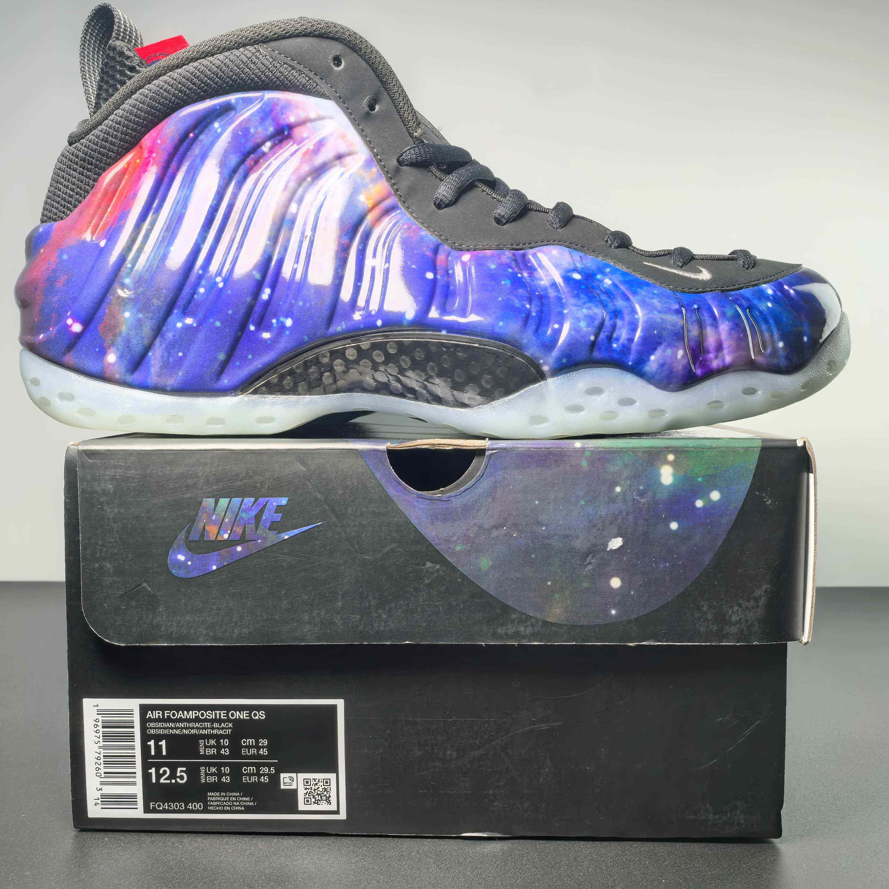 Nike Air Foamposite One “Galaxy” Sneakers         FQ4303-400 - DesignerGu