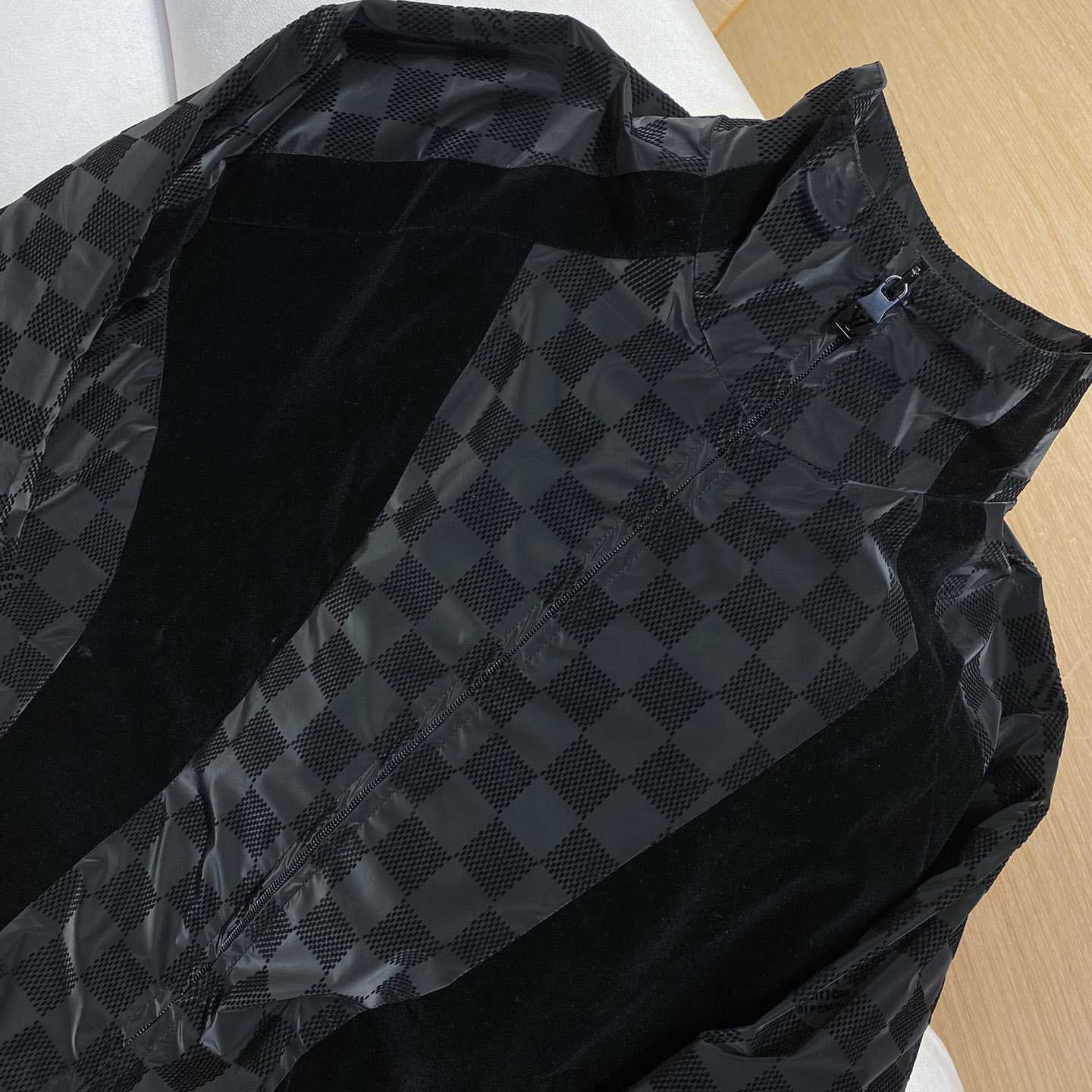 Louis Vuitton Flocked Damier Technical Tracksuit Top   1AHBG1 - DesignerGu