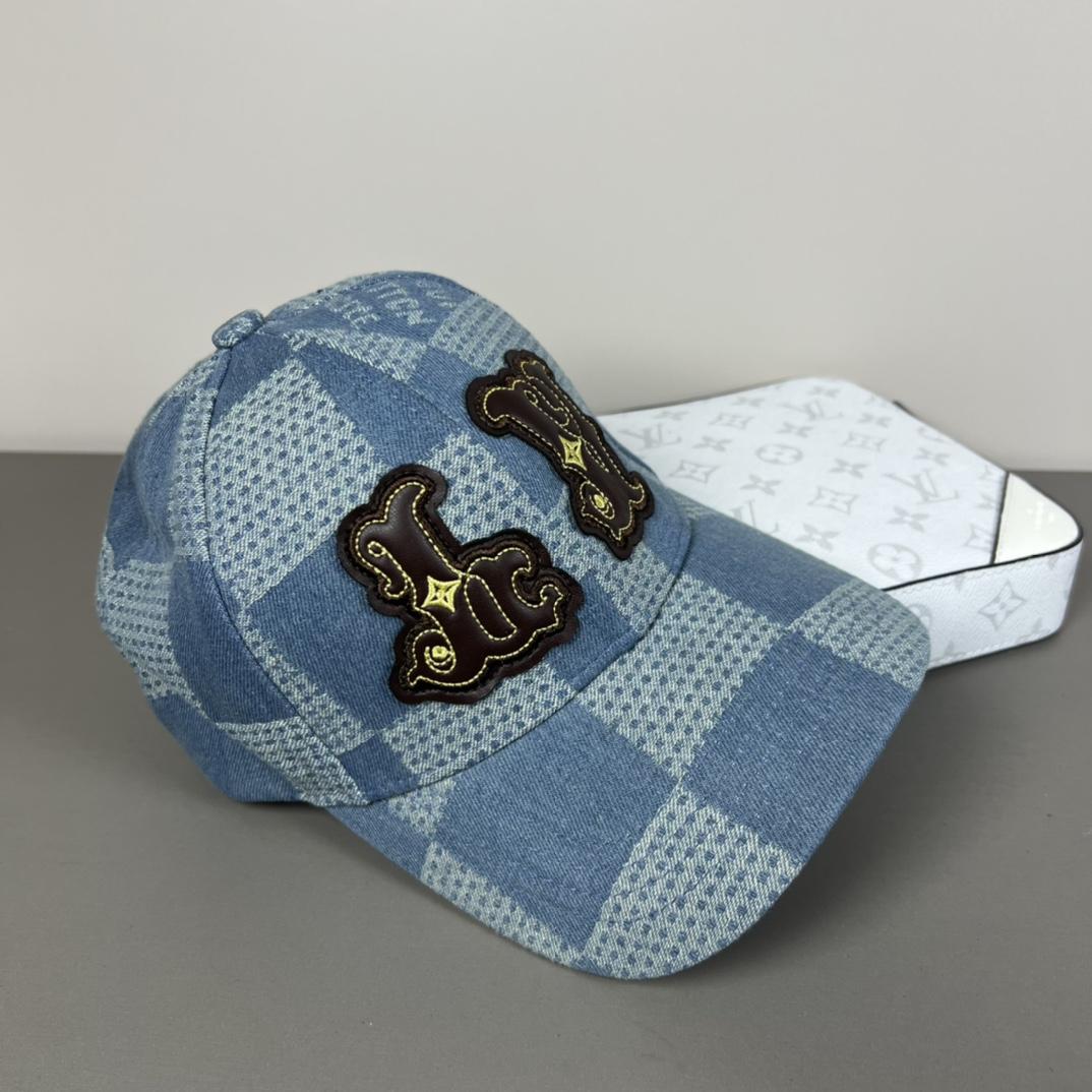 Louis Vuitton Washed 3D Cap  - DesignerGu