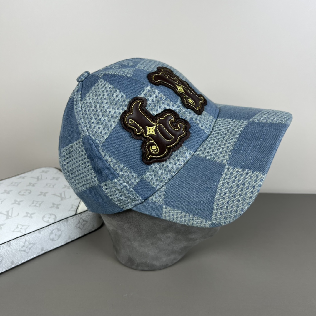 Louis Vuitton Washed 3D Cap  - DesignerGu