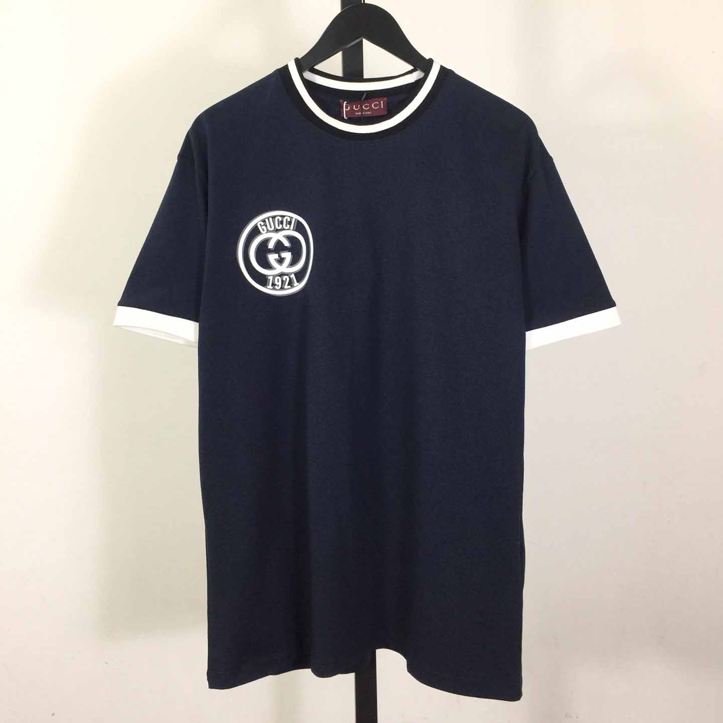 Gucci Cotton Jersey T-shirt With Embroidery - DesignerGu