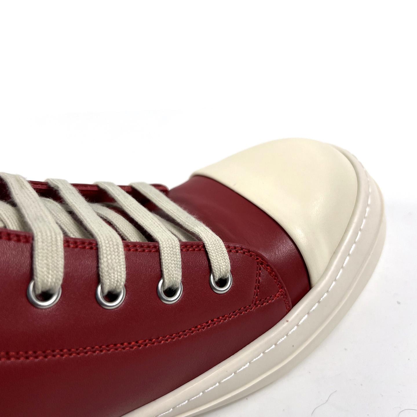 Rick Owens Wmns Porterville Low 'Plum' - DesignerGu