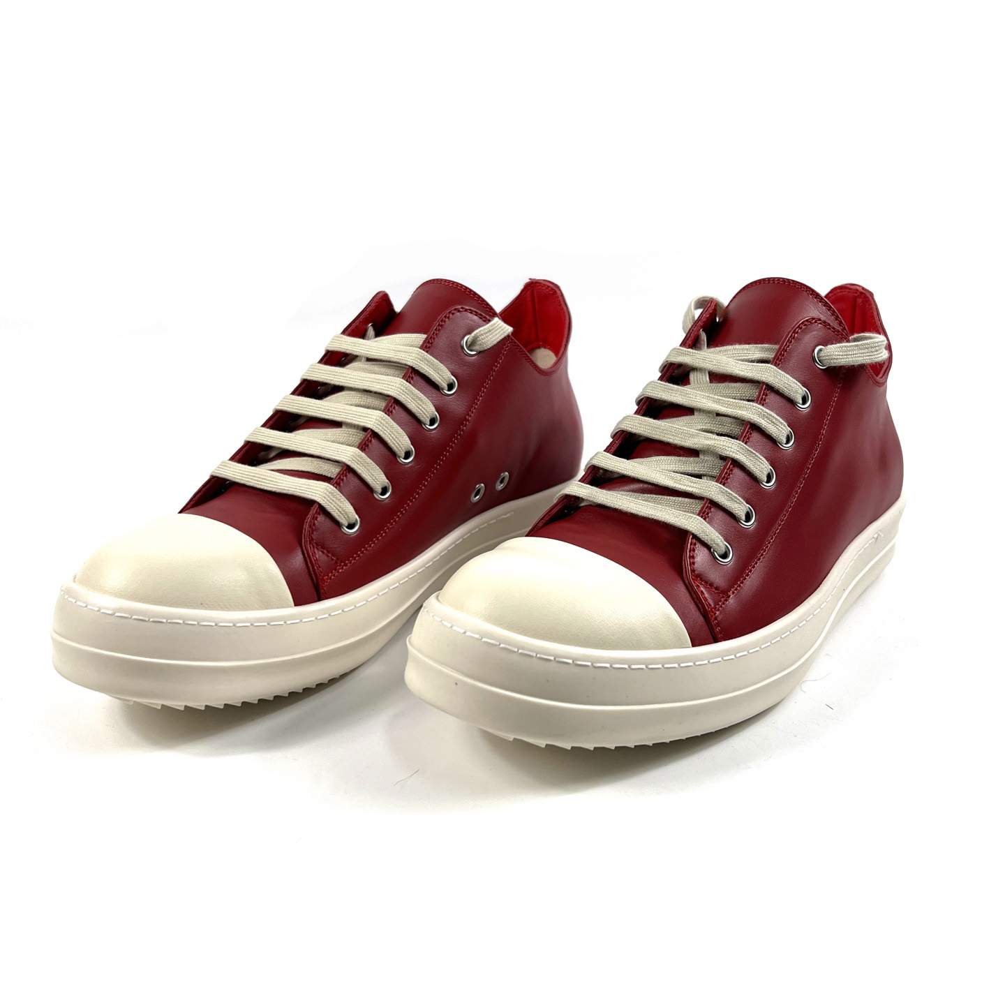 Rick Owens Wmns Porterville Low 'Plum' - DesignerGu