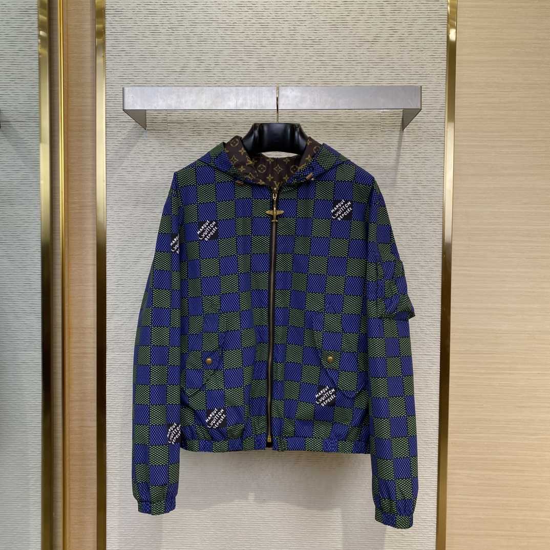 Louis Vuitton Damier Reversible Windbreaker   1AHBIS - DesignerGu