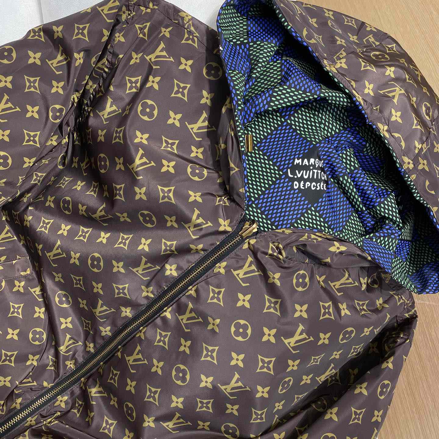 Louis Vuitton Damier Reversible Windbreaker   1AHBIS - DesignerGu