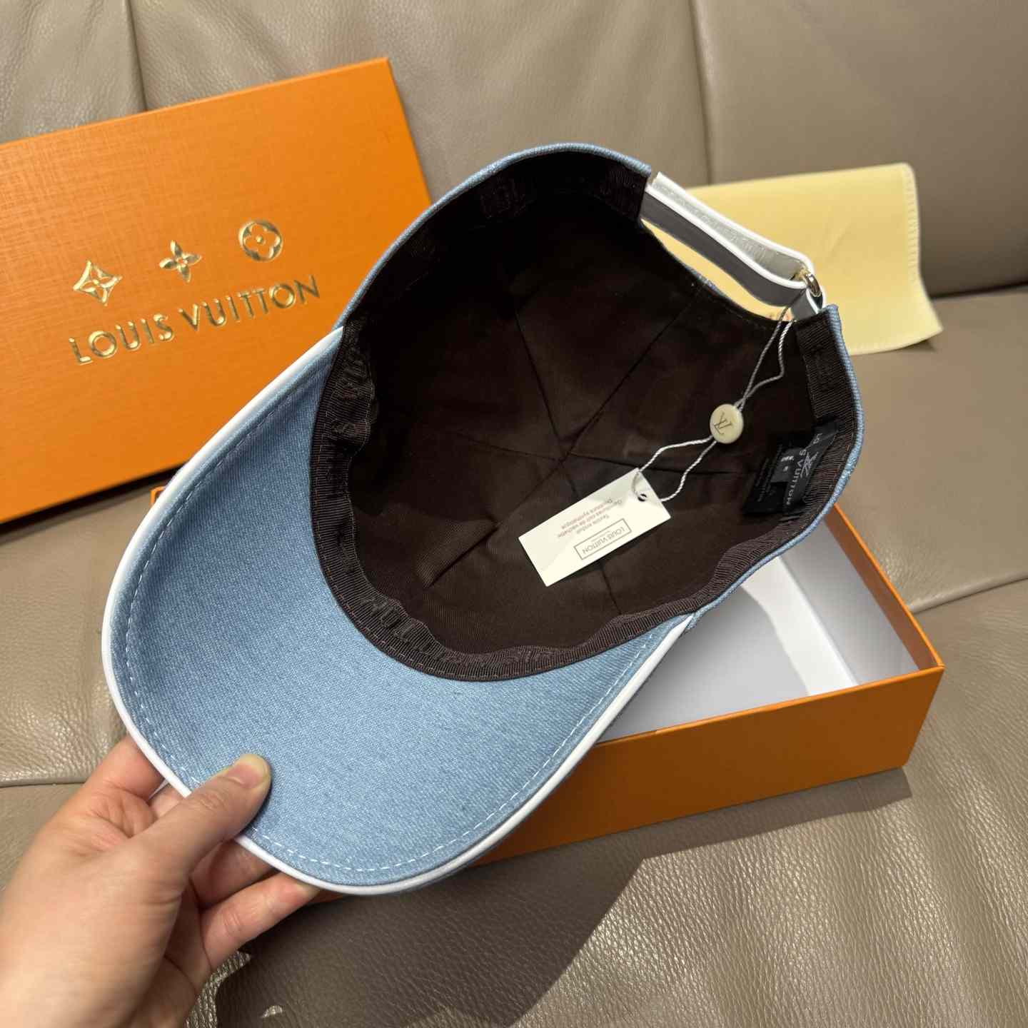 Louis Vuitton Monogram Denim Cap - DesignerGu