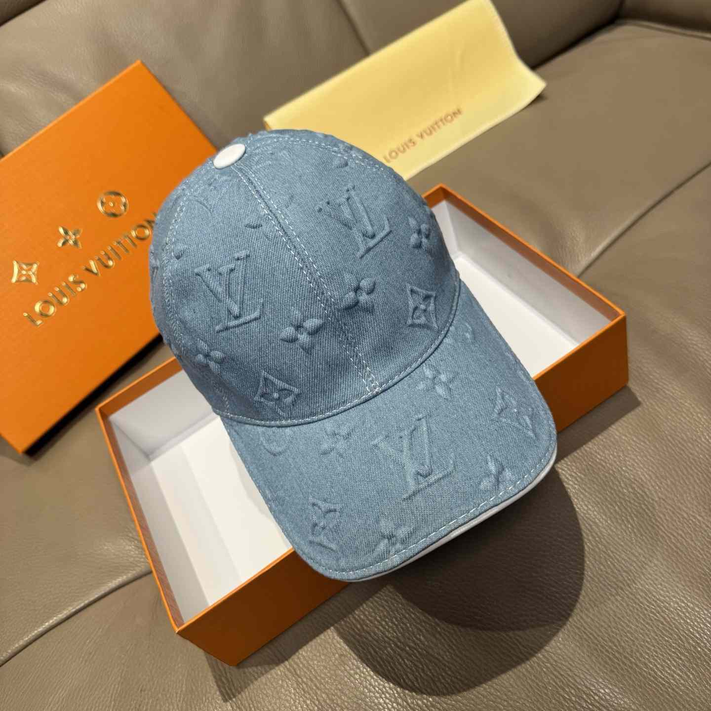 Louis Vuitton Monogram Denim Cap - DesignerGu