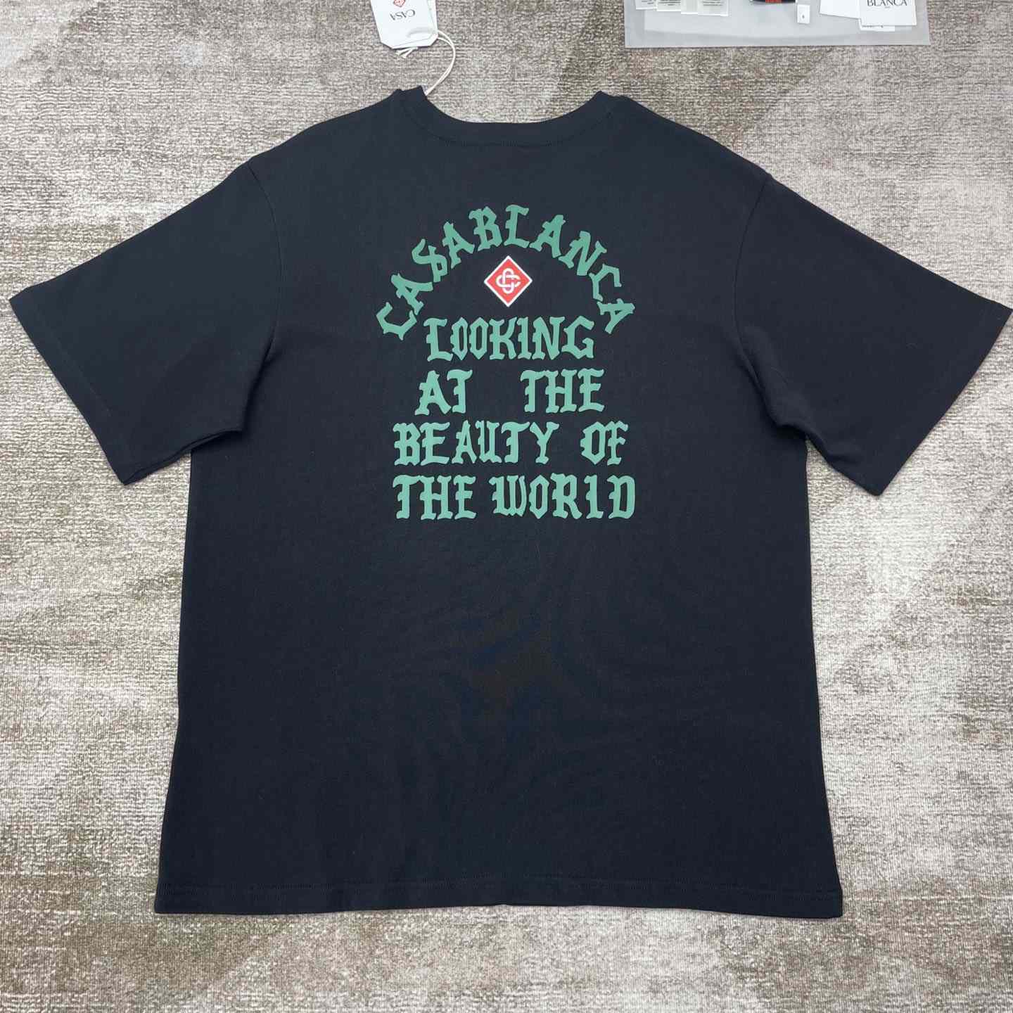 Casablanca Looking at The Beauty Of The World T-Shirt     C967 - DesignerGu