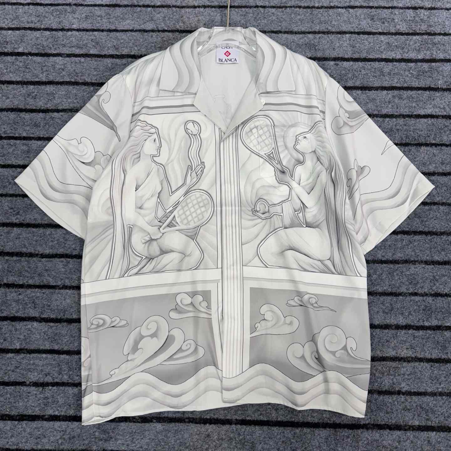 Casablanca Sacred Stone Silk Shirt - DesignerGu