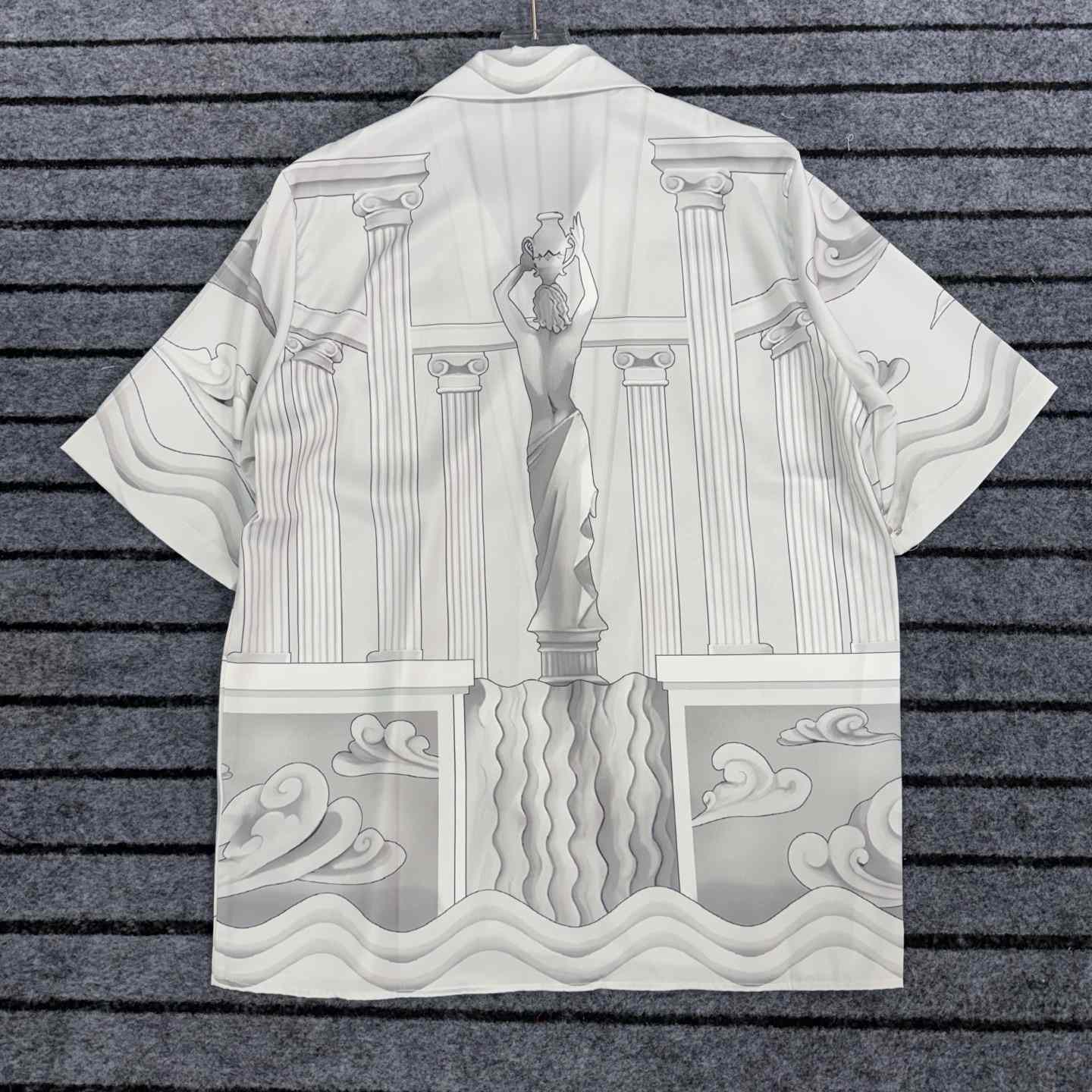 Casablanca Sacred Stone Silk Shirt - DesignerGu