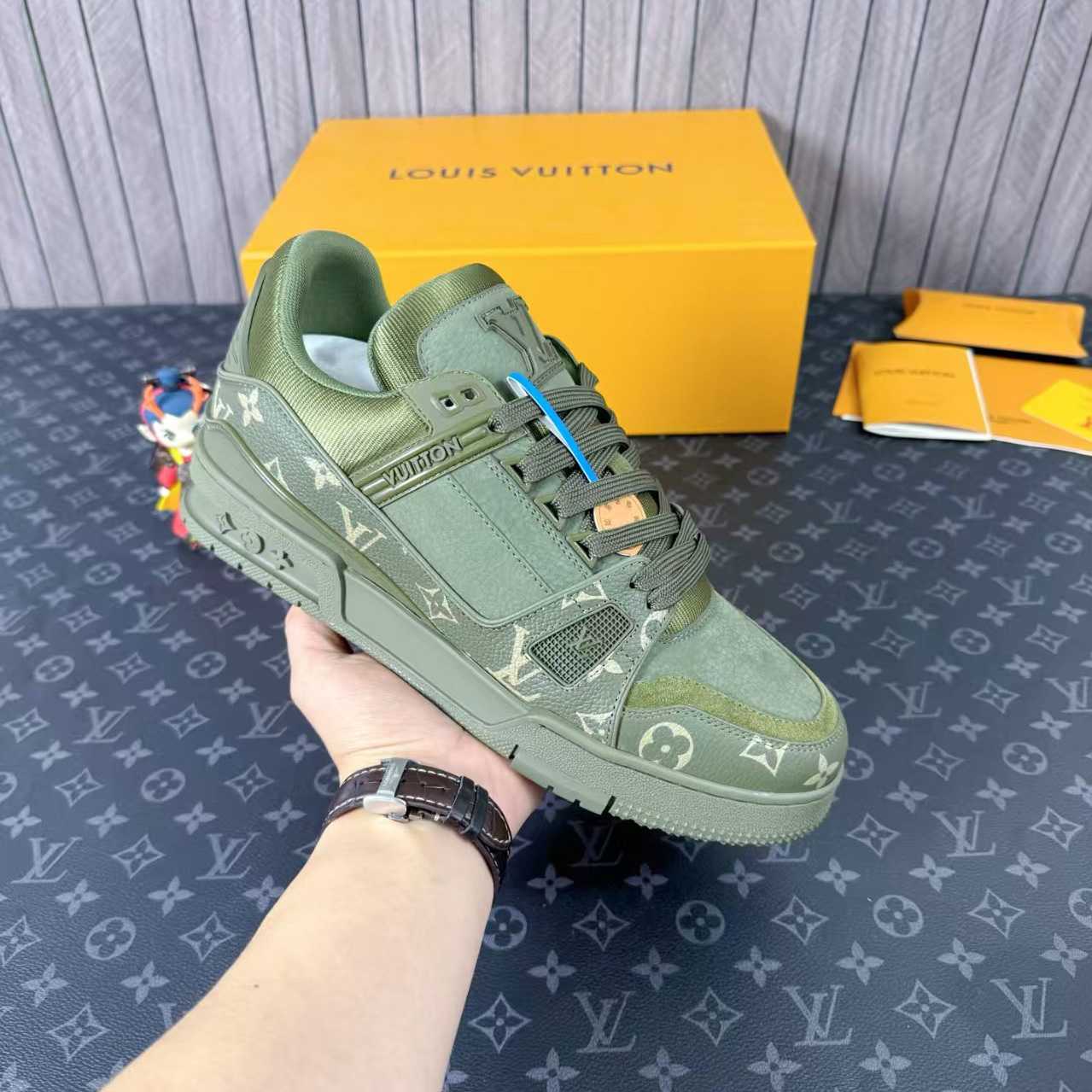 Louis Vuitton LV Trainer Sneaker     - DesignerGu