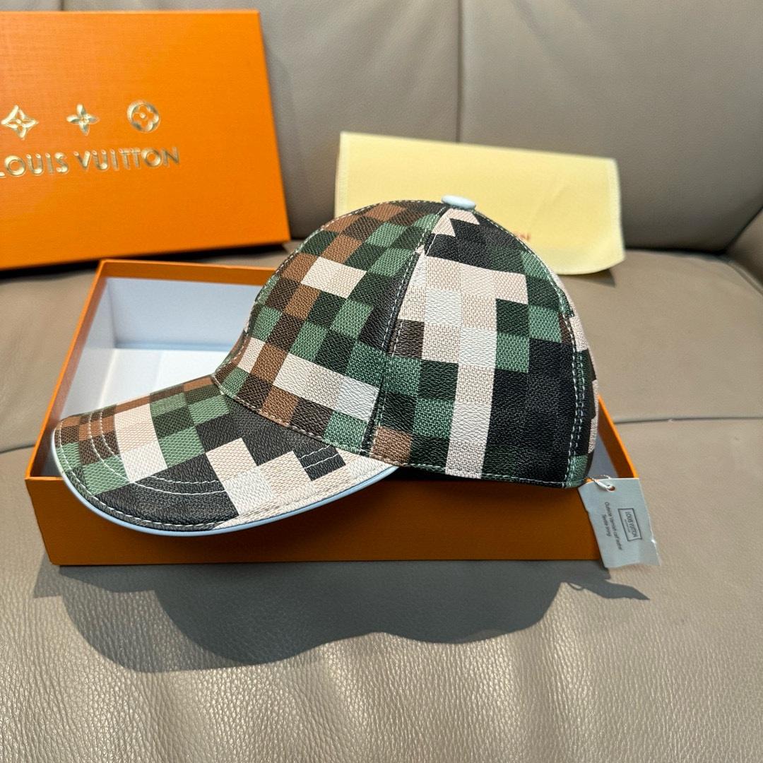 Louis Vuitton Damoflage Cap - DesignerGu