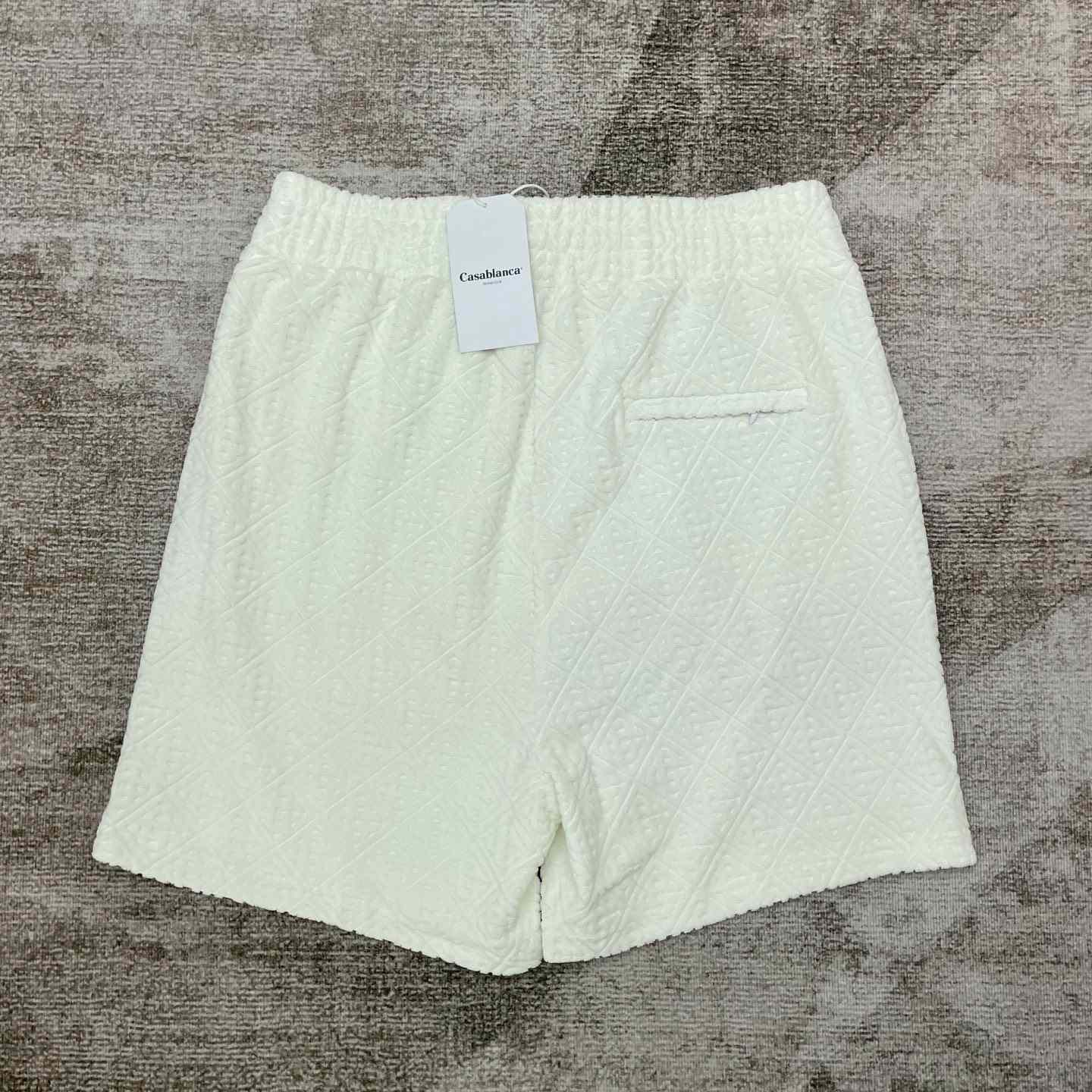 Casablanca Monogram Terry Shorts   c960 - DesignerGu