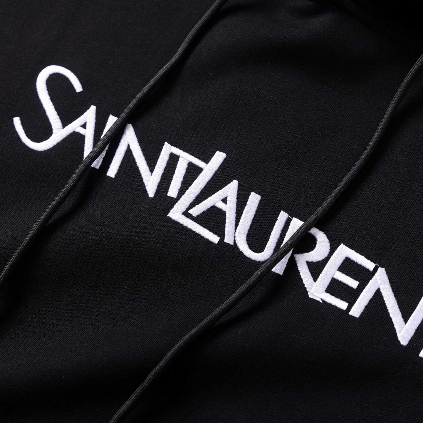 Saint Laurent Cotton Hoodie - DesignerGu