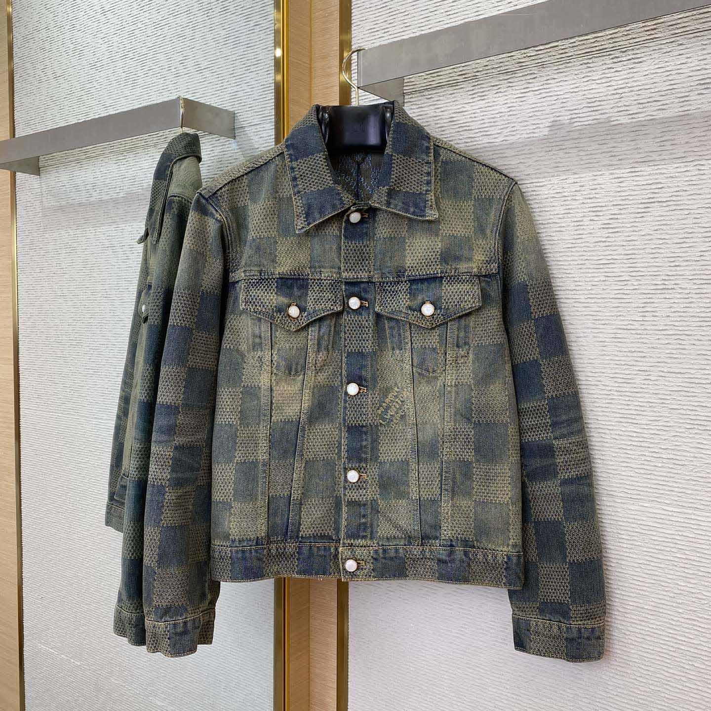 Louis Vuitton Damier Denim Jacket - DesignerGu