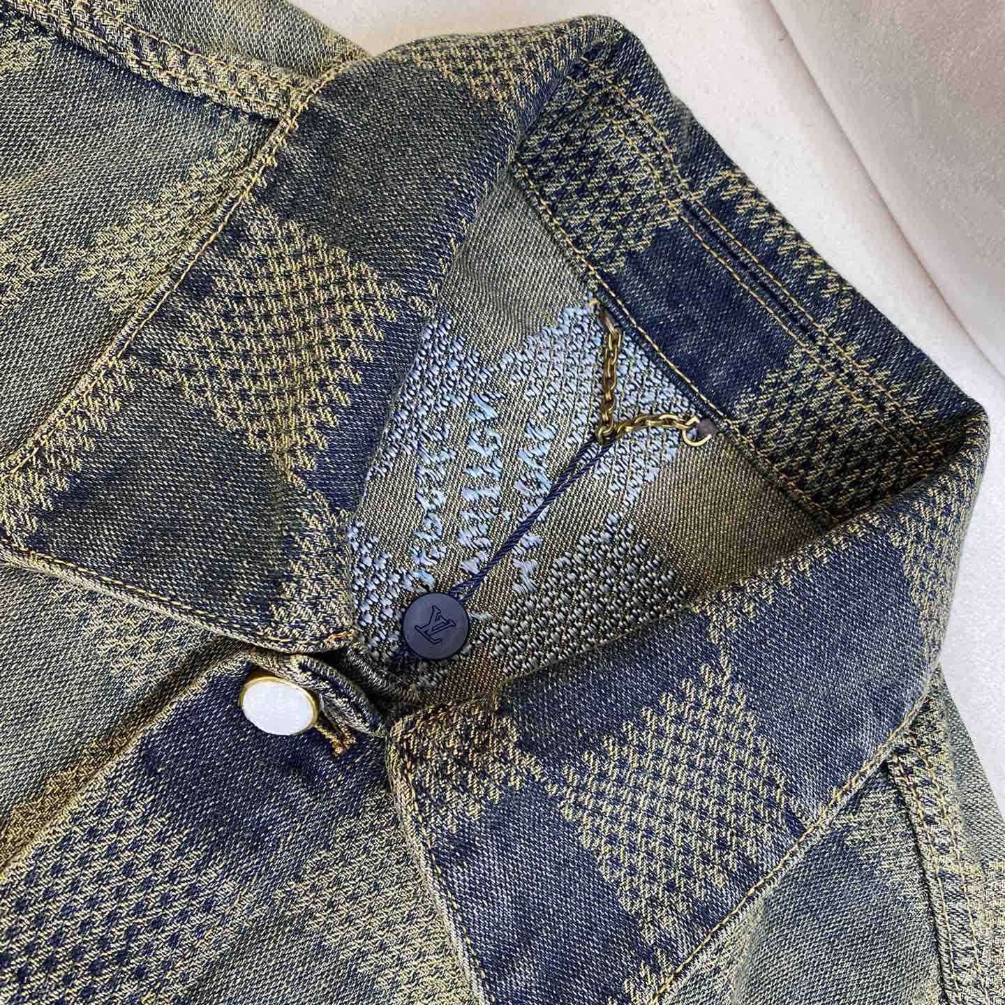 Louis Vuitton Damier Denim Jacket - DesignerGu