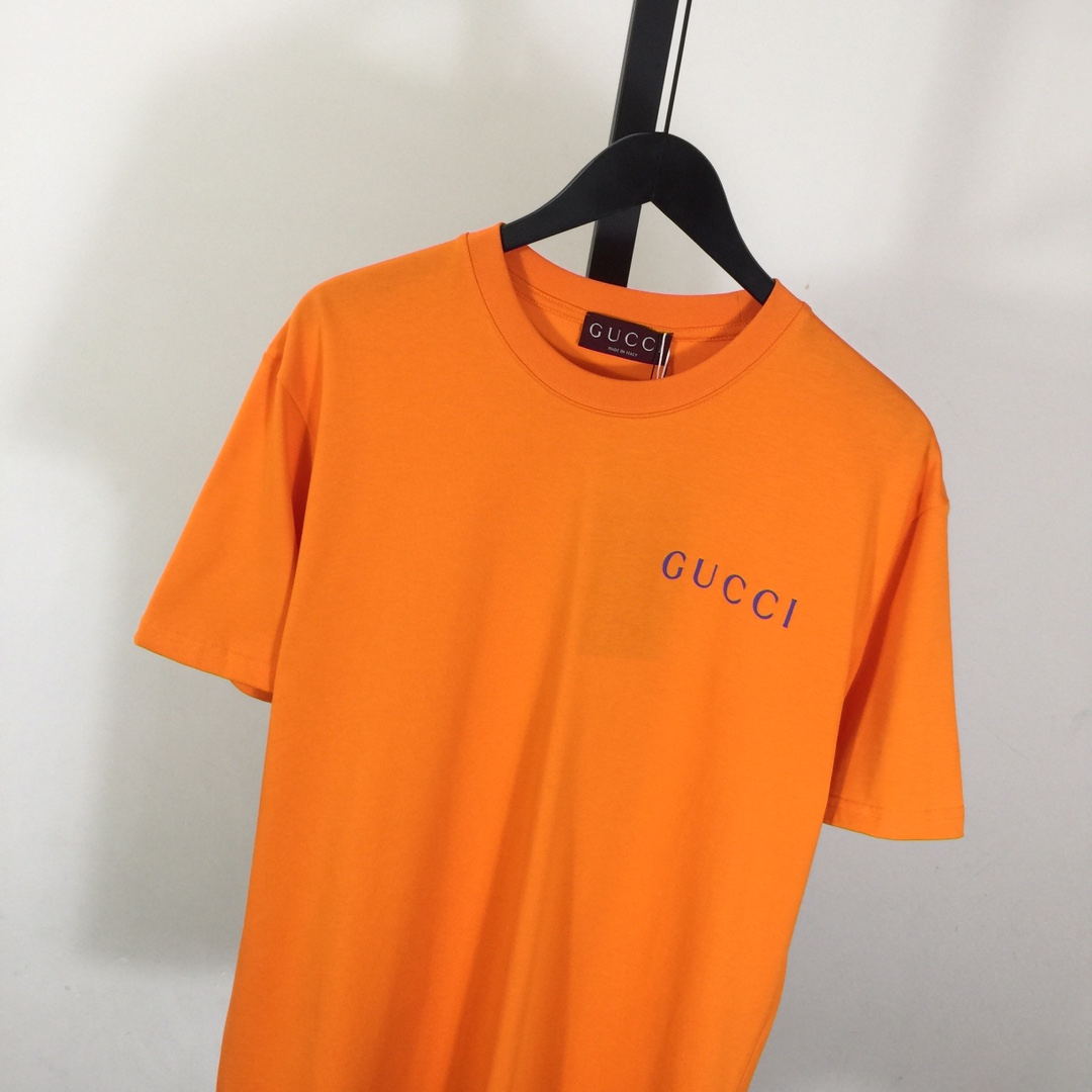 Gucci Printed Cotton Jersey T-shirt - DesignerGu