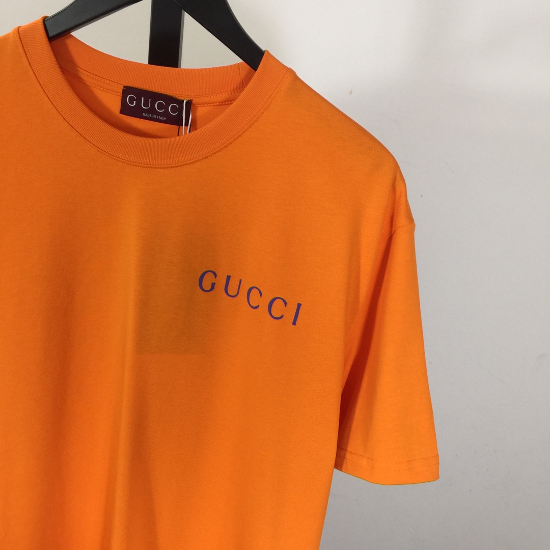 Gucci Printed Cotton Jersey T-shirt - DesignerGu