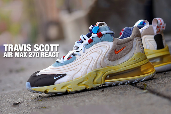 2020 Travis Scott x Nike Air Max 270 React "Cactus Trails"   - DesignerGu